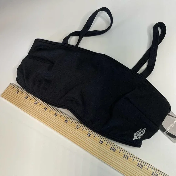 Free People Very Prairie Bra Black Sports Bra Size XS NWT - Picture 4 of 7